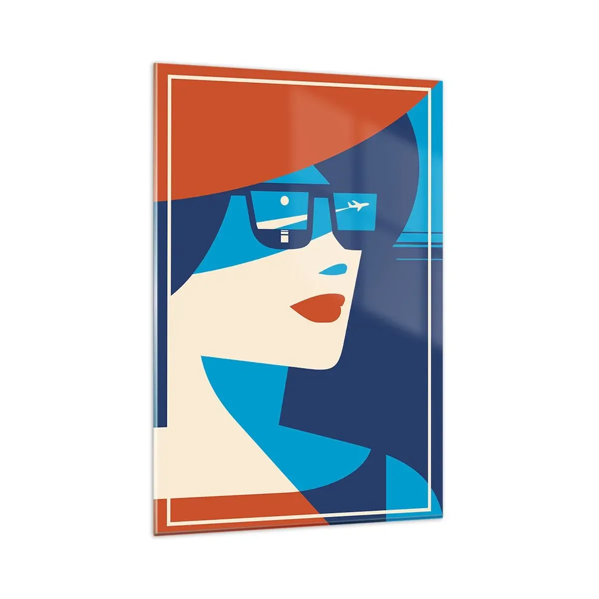 Glasbild - Bild auf glas - Urlaubsreise - 80x120 cm