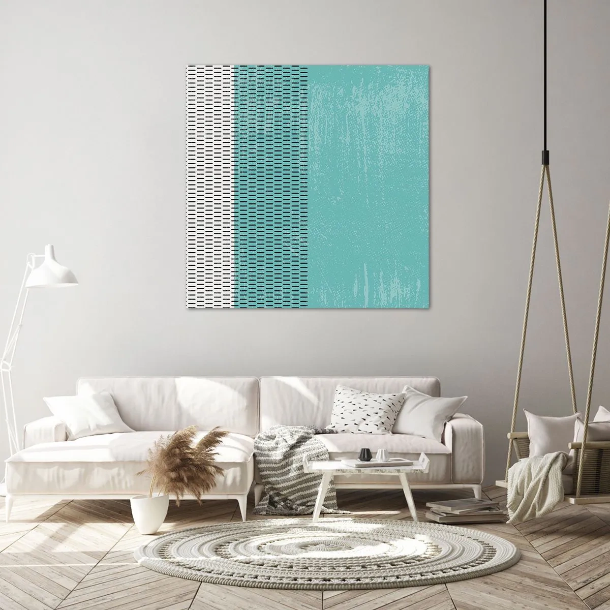 Bild auf Leinwand - Leinwandbild - Eine ausgewogene Komposition - 30x30 cm