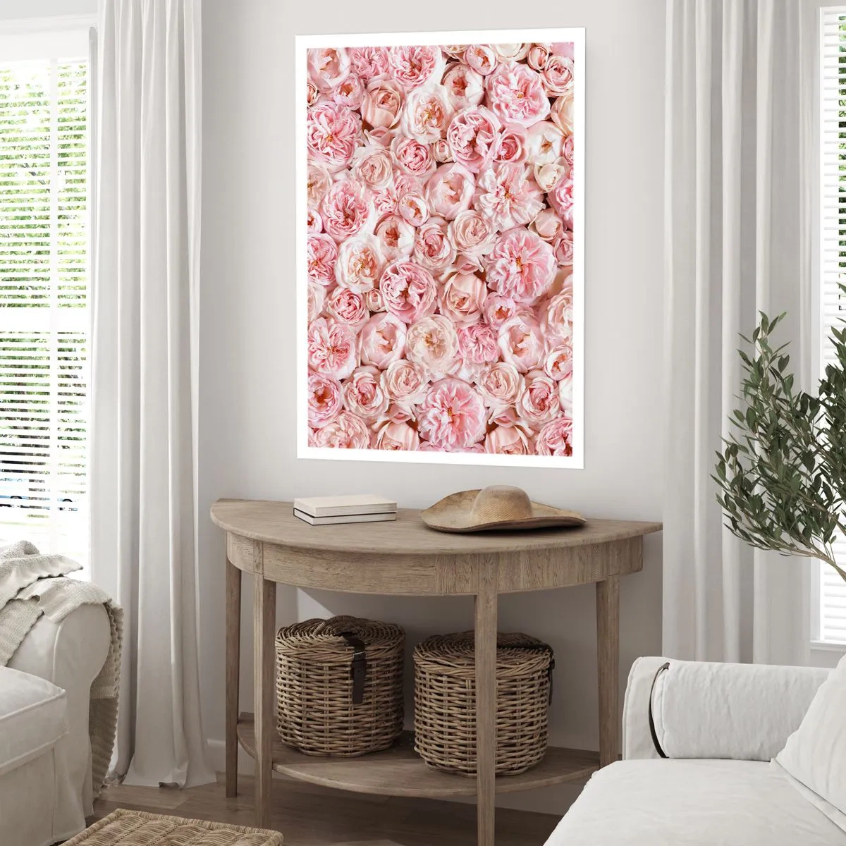 Poster - Auf Rosen gebettet - 40x50 cm