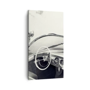 Bild auf Leinwand - Leinwandbild - Wetter für die Reichen - 45x80 cm