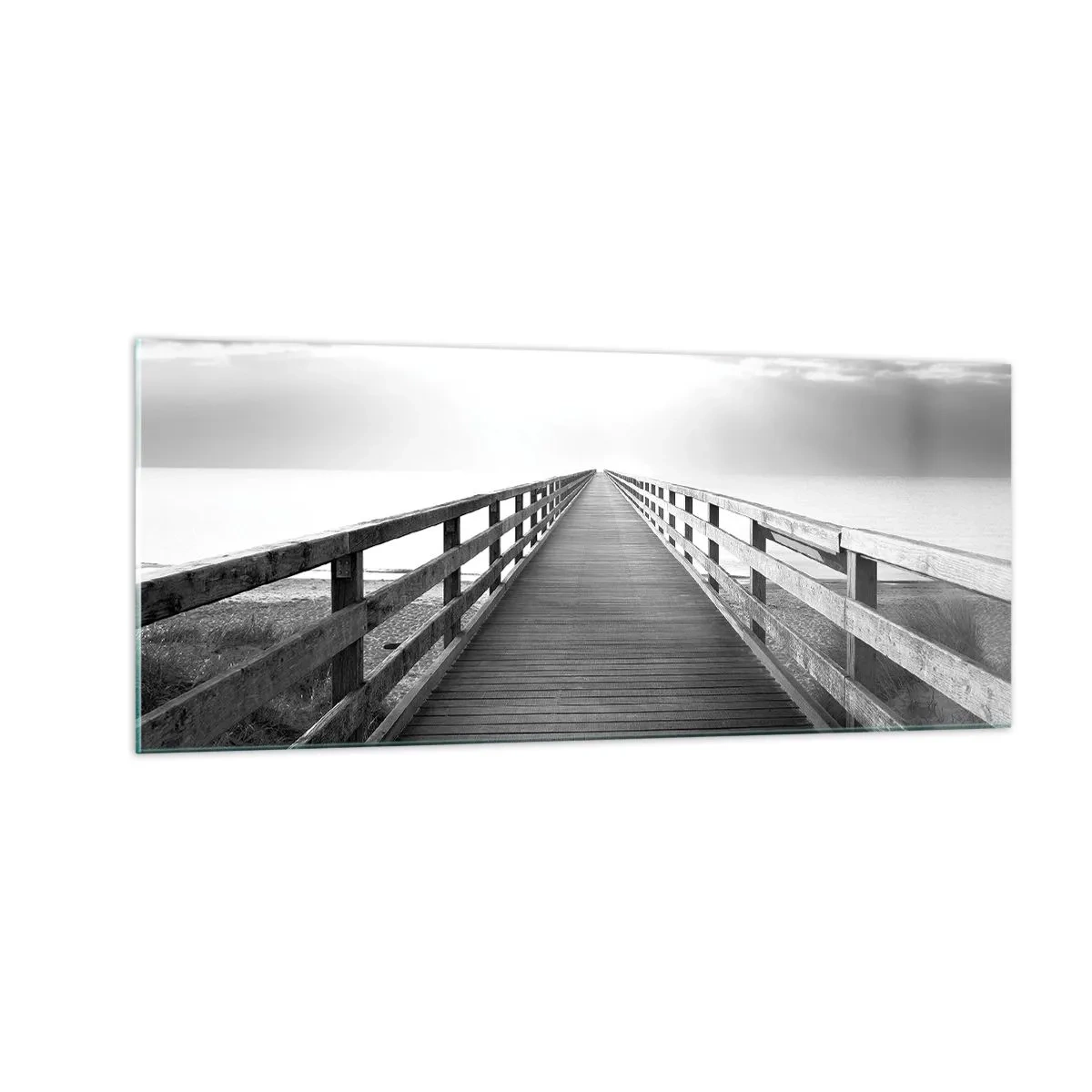 Glasbild - Bild auf glas - In die Ferne ... - 100x40 cm