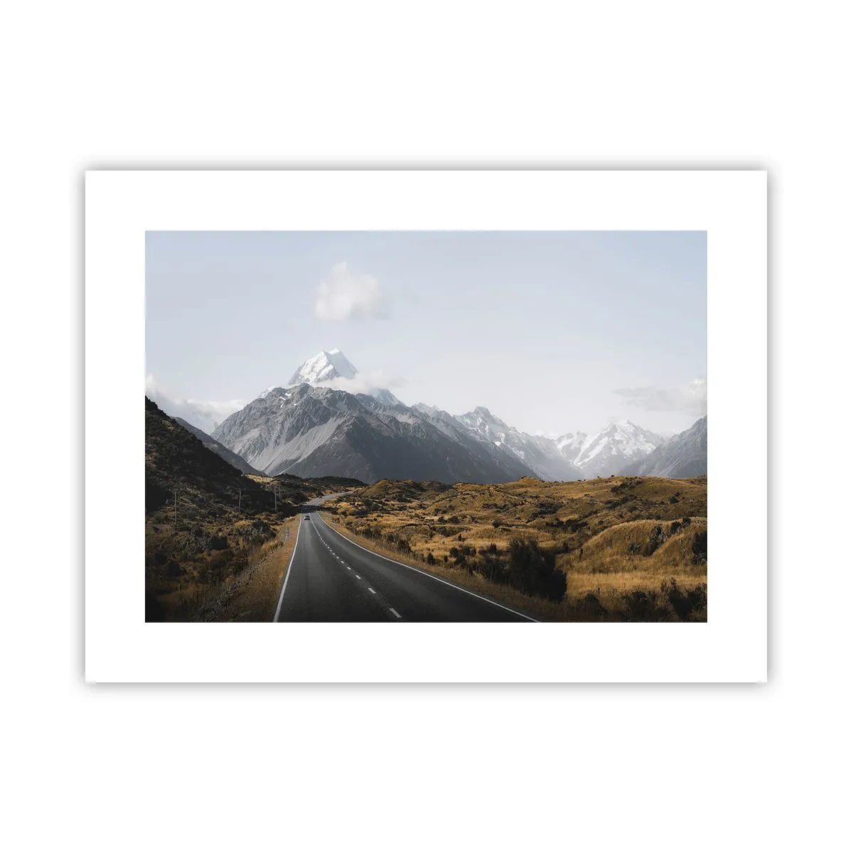 Poster - Der Weg ins Herz der Berge - 40x30 cm