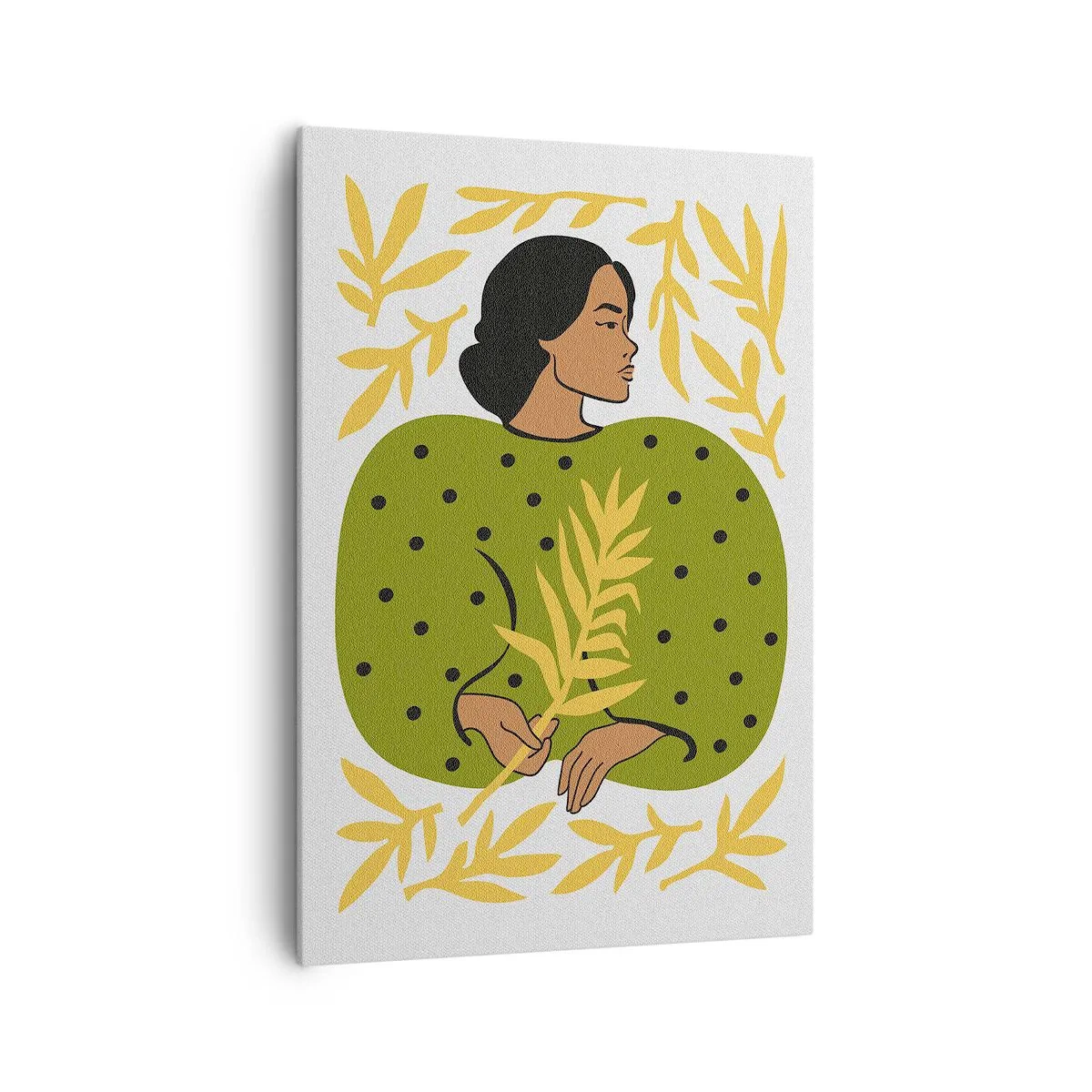 Bild auf Leinwand - Leinwandbild - Hawaiianisches Mädchen - 70x100 cm