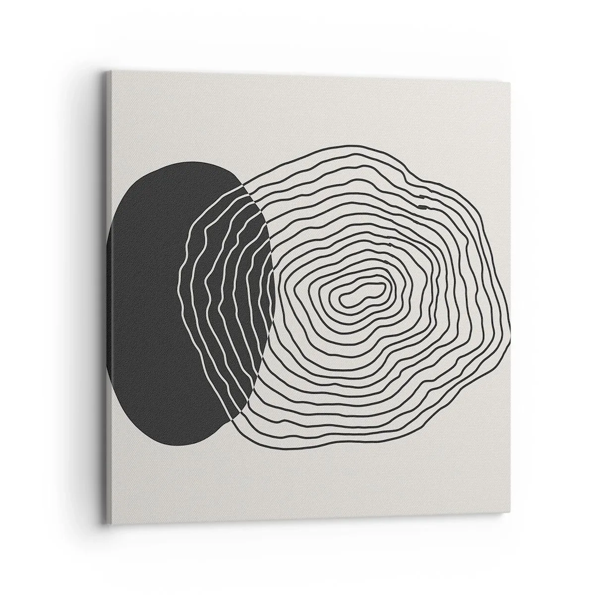 Bild auf Leinwand - Leinwandbild - Dauer und Schwingung - 70x70 cm