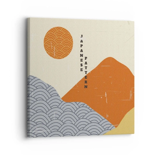 Bild auf Leinwand - Leinwandbild - Im japanischen Geist - 30x30 cm