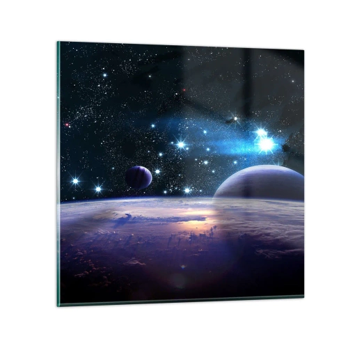 Glasbild - Bild auf glas - Noch allein? - 30x30 cm