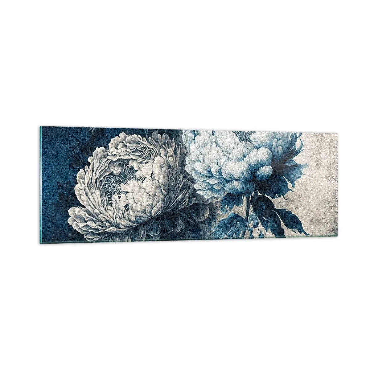 Glasbild - Bild auf glas - Passendes Paar - 90x30 cm