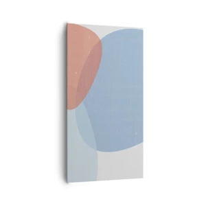 Bild auf Leinwand - Leinwandbild - Pastellbeziehungen - 65x120 cm