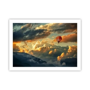 Poster - Ich fliege, weil ich es will - 70x50 cm