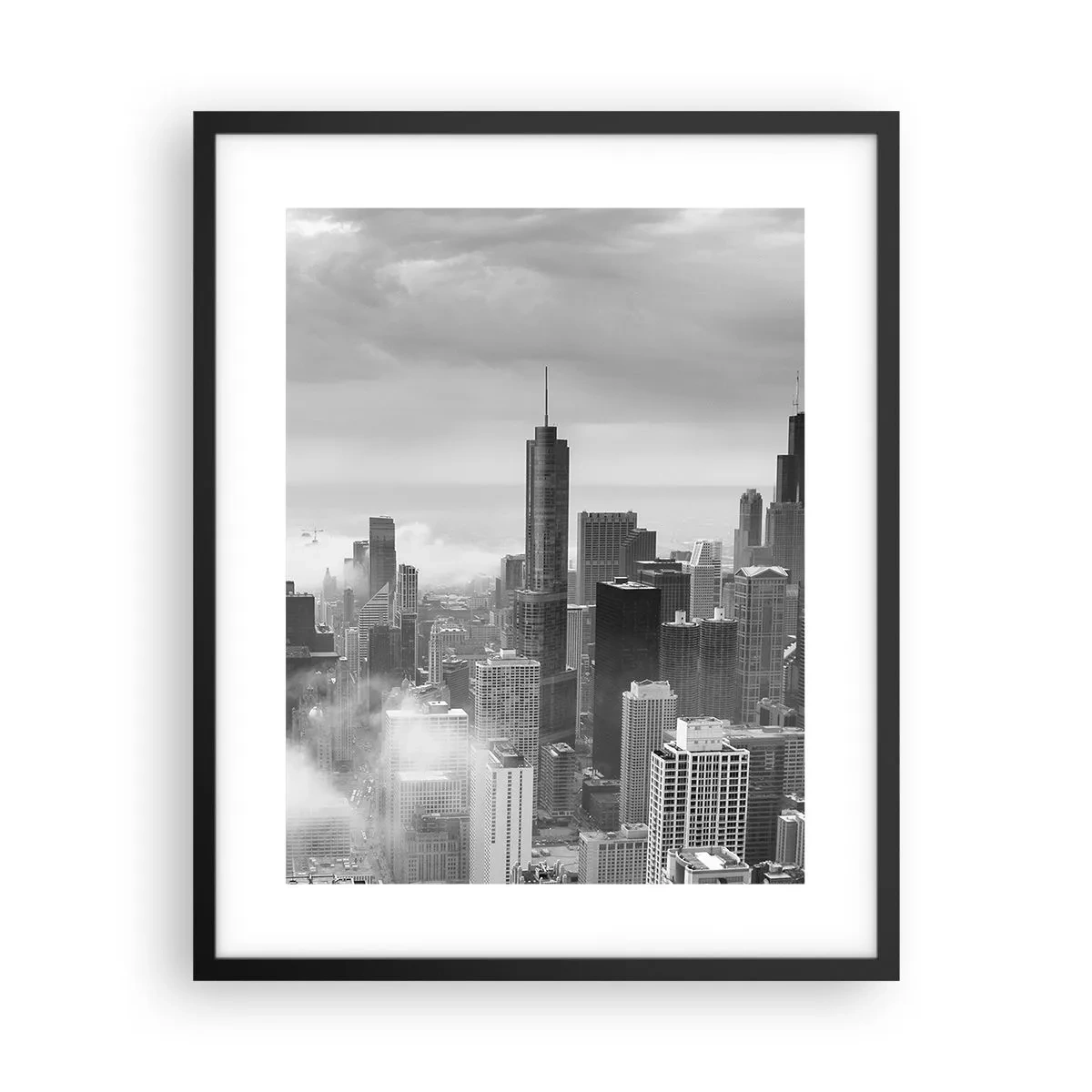 Poster in einem schwarzem Rahmen - Amerikanische Landschaft - 40x50 cm