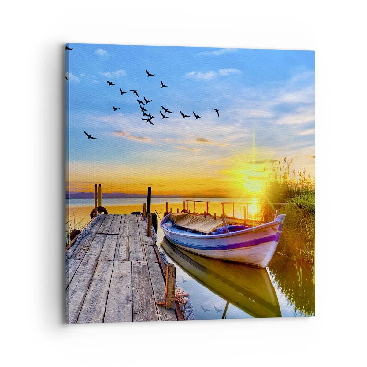 Bild auf Leinwand - Leinwandbild - Bis morgen - 70x70 cm