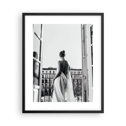 Poster in einem schwarzem Rahmen - Erweckung der Sinne - 40x50 cm