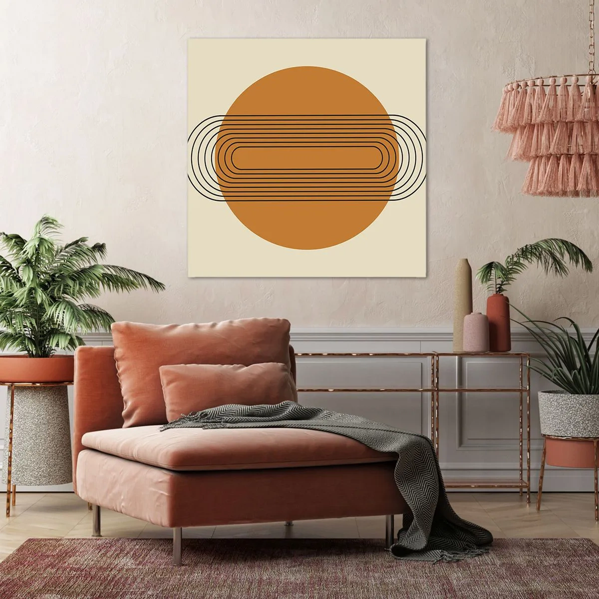 Bild auf Leinwand - Leinwandbild - Perfekter Plan - 50x50 cm