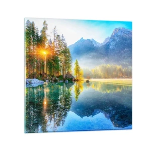 Glasbild - Bild auf glas - Majestät und Süße - 30x30 cm