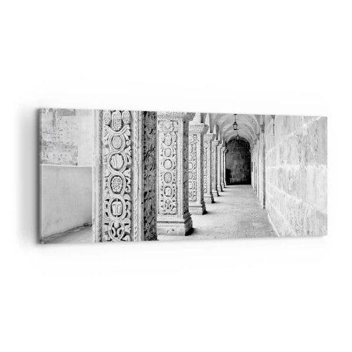 Bild auf Leinwand - Leinwandbild - Und wo geht’s hin...? - 100x40 cm