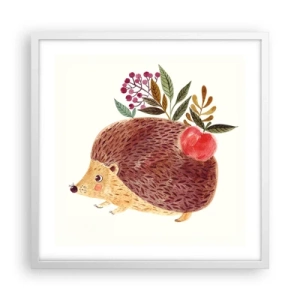 Poster in einem weißen Rahmen - Und dann magst du mich schon - 50x50 cm