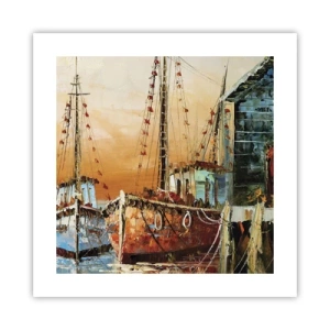 Poster - Friedliche Rückkehr - 40x40 cm