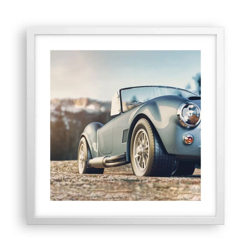 Poster in einem weißen Rahmen - Denn Stil zählt - 40x40 cm