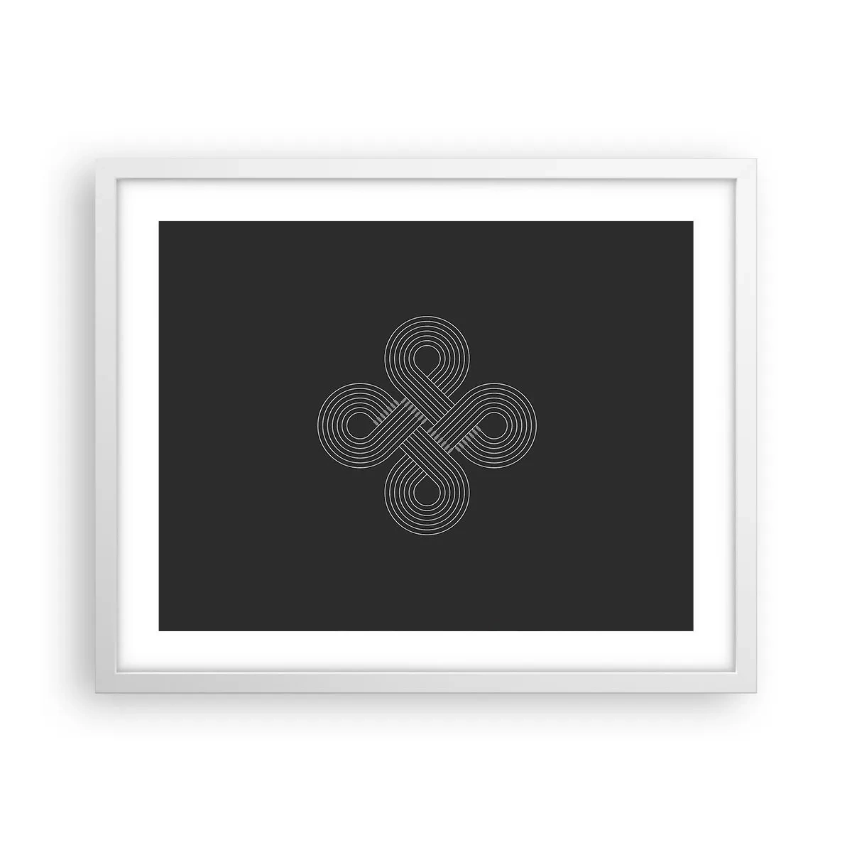 Poster in einem weißen Rahmen - Im keltischen Geist - 50x40 cm