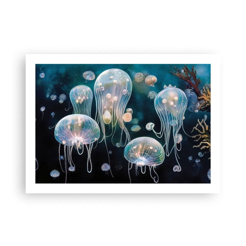 Poster - Unterwasserball - 70x50 cm