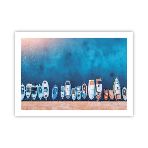 Poster - In einer Reihe - 70x50 cm