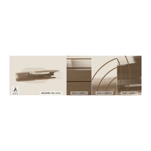 Fototapetenmuster Standard Eco - Ein Hauch von Grau - Abstraktion, Stück, Moderne Kunst - 100x30 cm