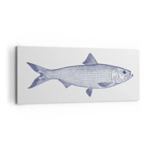 Bild auf Leinwand - Leinwandbild - Grüße aus den nördlichen Meeren - 100x40 cm