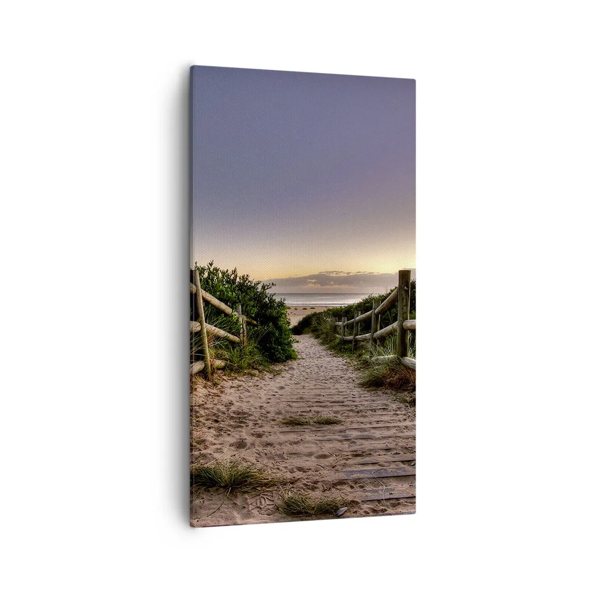 Bild auf Leinwand - Leinwandbild - Das Ziel ist bereits sichtbar - 55x100 cm