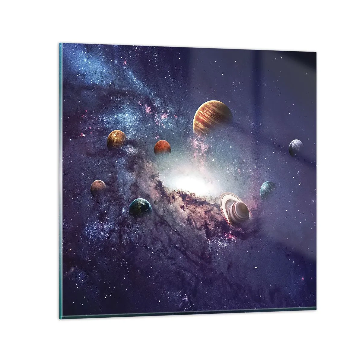 Glasbild - Bild auf glas - Solar-Tanz-System - 50x50 cm