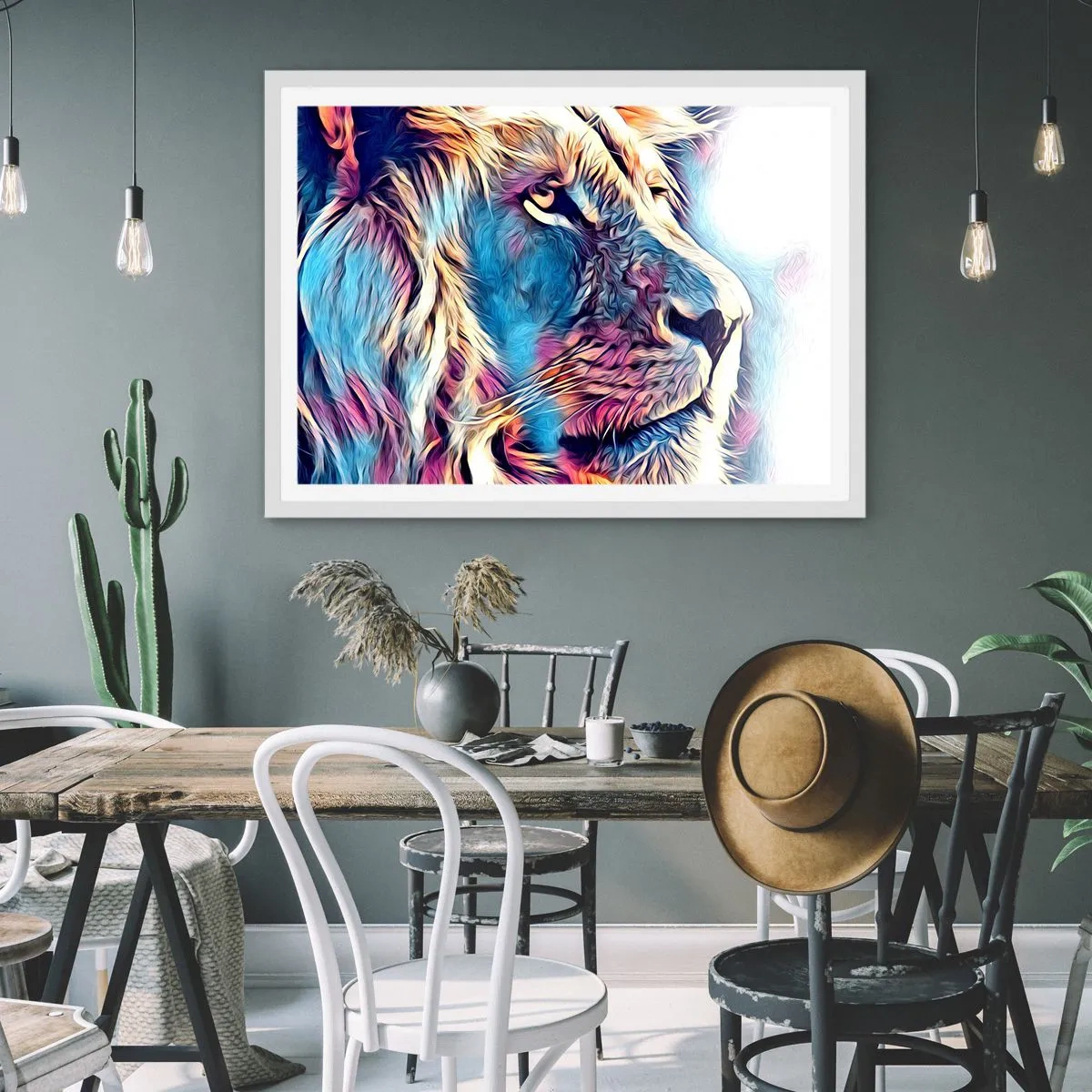 Poster in einem weißen Rahmen - Die Weisheit der Natur - 40x30 cm