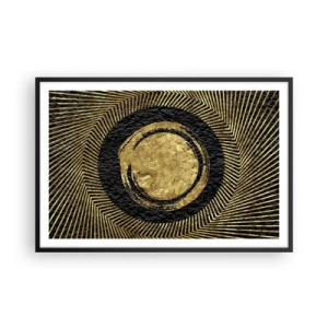 Poster in einem schwarzem Rahmen - Glamour-Komposition - 91x61 cm