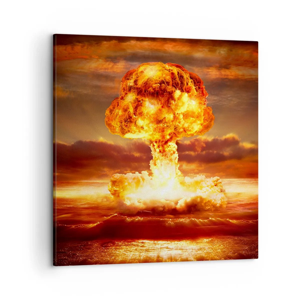 Bild auf Leinwand - Leinwandbild - Und das Ende wird kommen - 50x50 cm