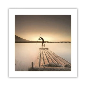 Poster - Vor dem schlafen gehen - 40x40 cm