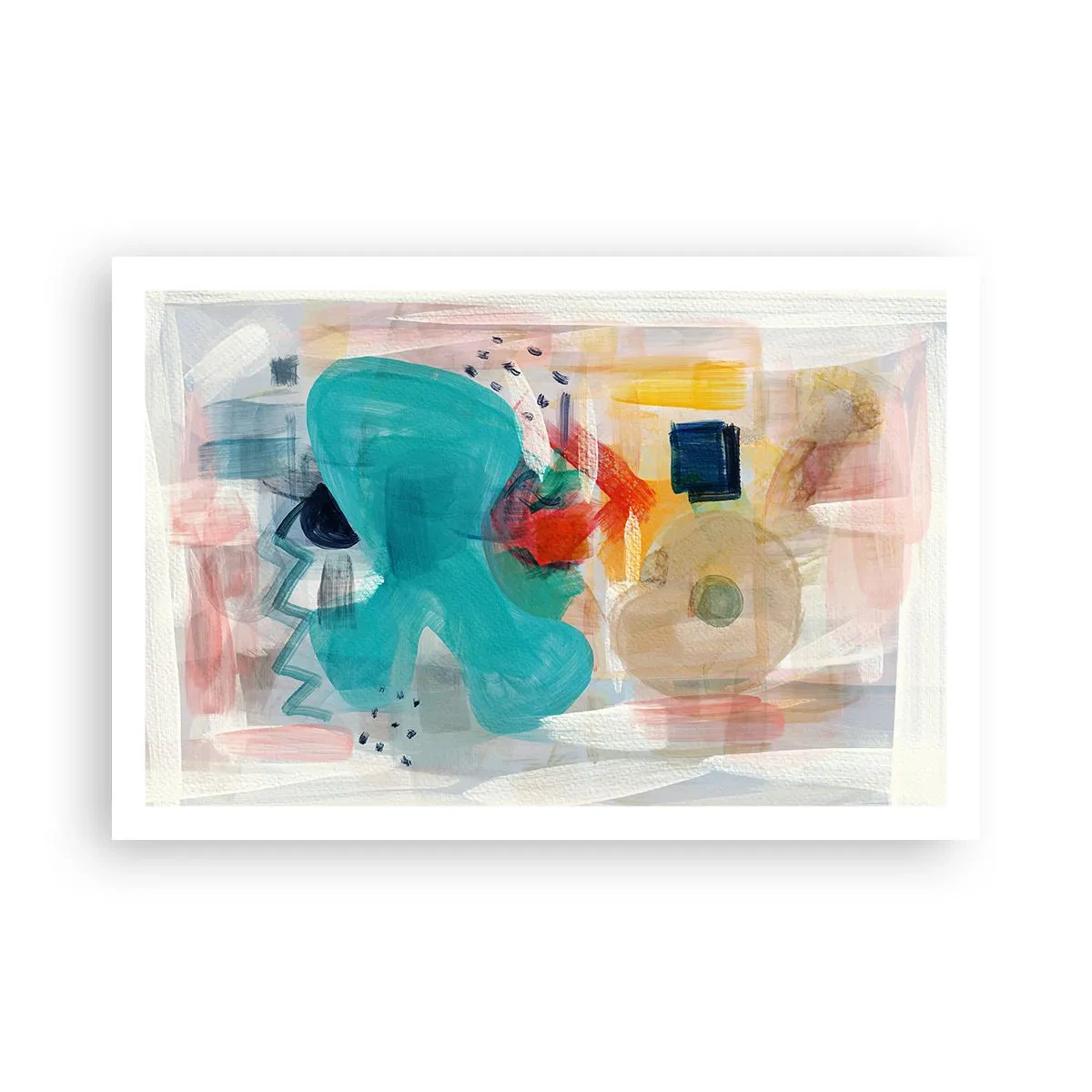 Poster - Buntes Spiel - 91x61 cm