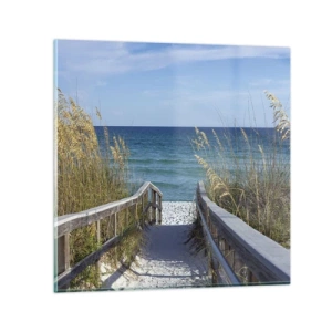 Glasbild - Bild auf glas - In der Sonne, im Wind - 30x30 cm