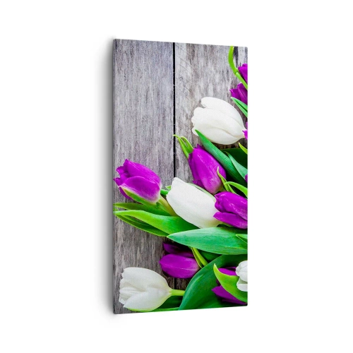 Bild auf Leinwand - Leinwandbild - Am Tag der Frühlingsferien - 55x100 cm