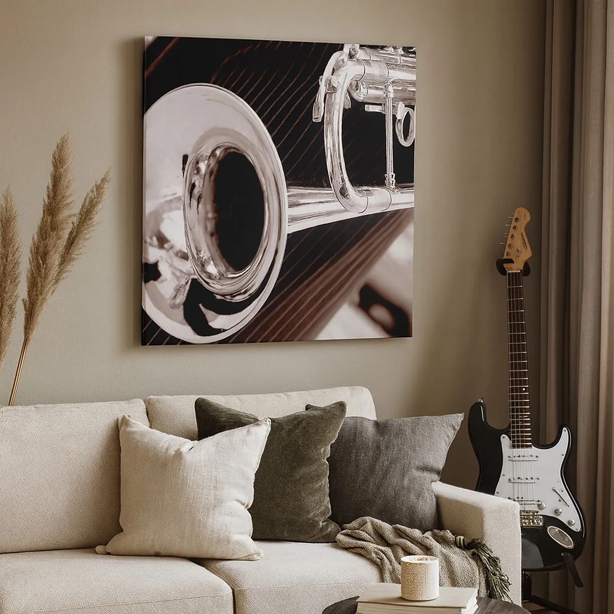 Bild auf Leinwand - Leinwandbild - Eine musikalische Reise in die 1930er Jahre - 30x30 cm