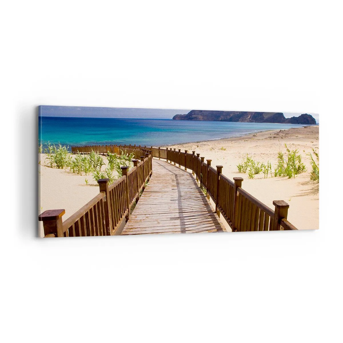 Bild auf Leinwand - Leinwandbild - Bring mich zu den glücklichen Inseln - 100x40 cm