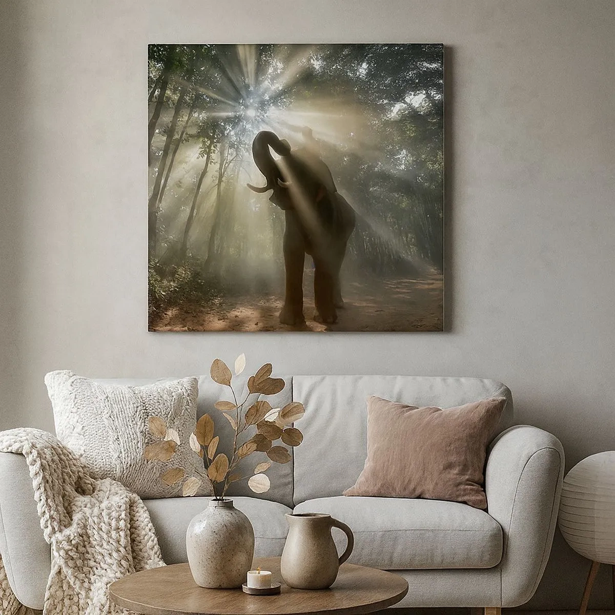 Bild auf Leinwand - Leinwandbild - Unter dem Glücksstern - 30x30 cm