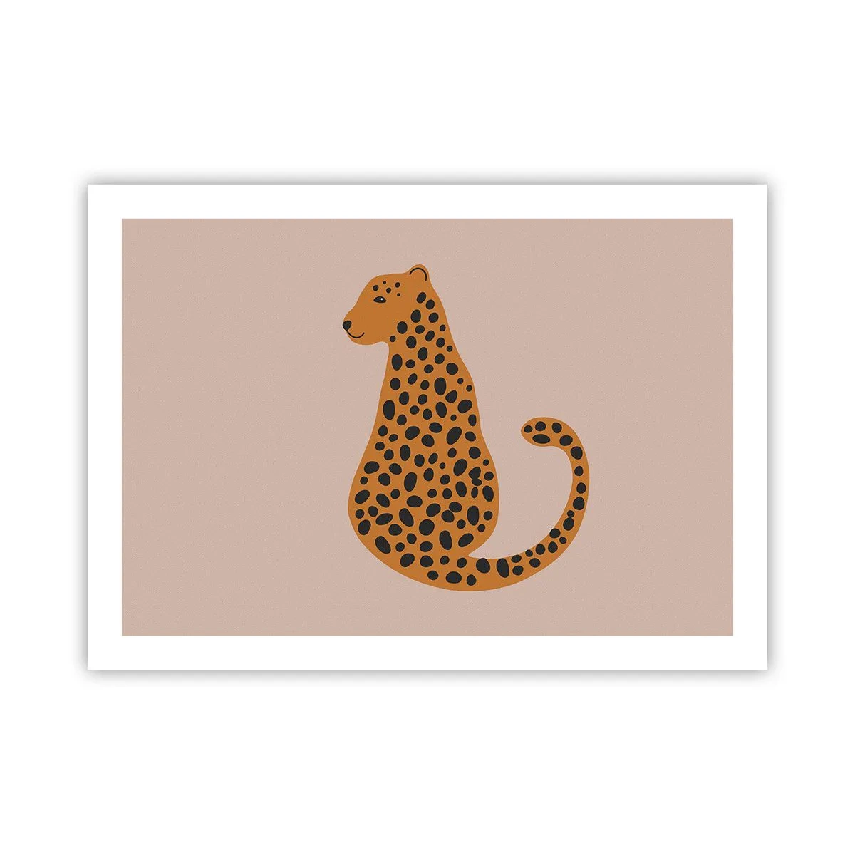 Poster - Leopardenmuster ist ein modisches Muster - 70x50 cm