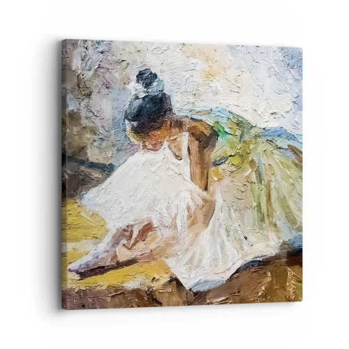 Bild auf Leinwand - Leinwandbild - Aus einem Gemälde von Degas - 30x30 cm