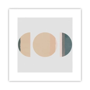 Poster - Ein Rad hinter dem anderen… - 30x30 cm