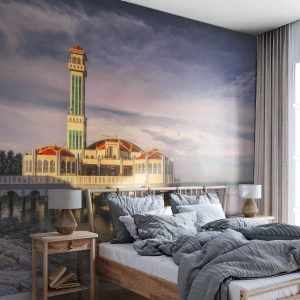 Fototapete Premium Canvas - Tempel der Natur - Die Architektur, Malaysia, Landschaft - 400x280 cm