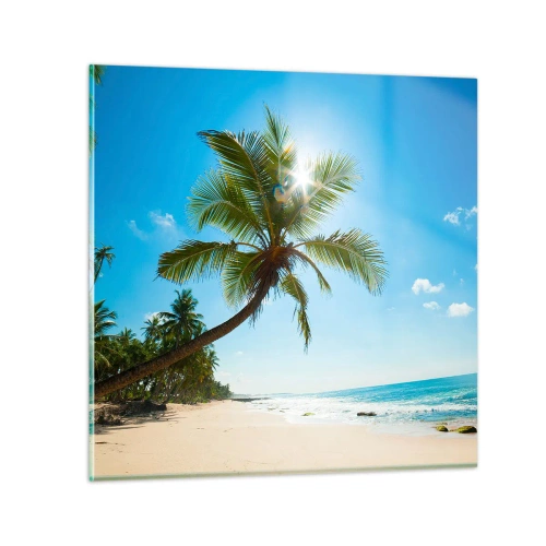 Glasbild - Bild auf glas - Niemandem zeigen - 50x50 cm