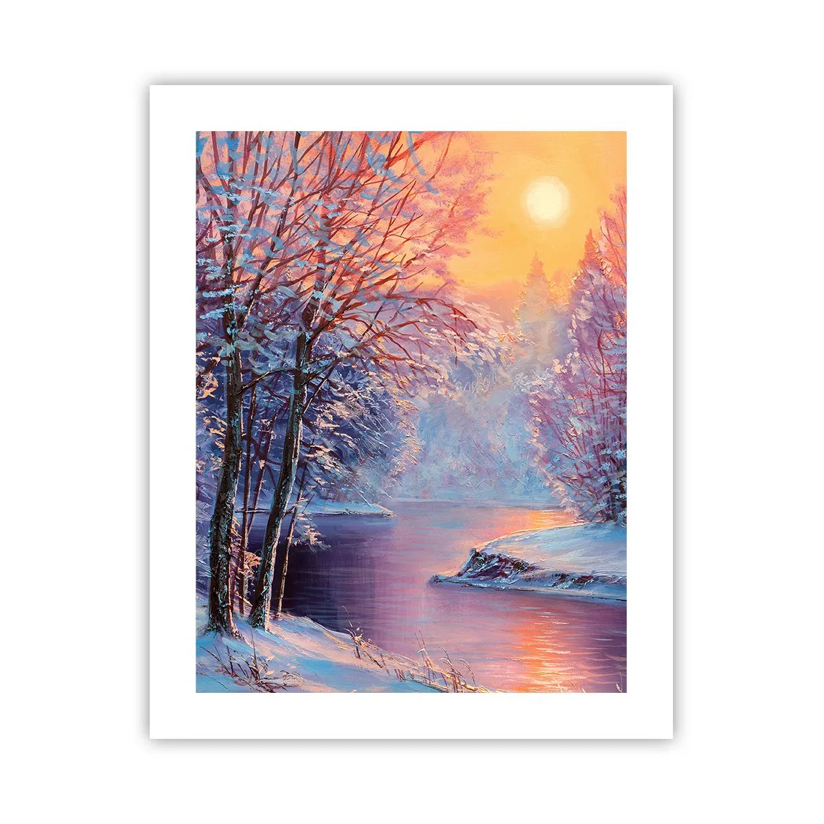 Poster - Die Farben des Winters - 40x50 cm