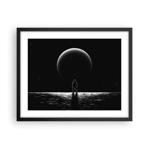 Poster in einem schwarzem Rahmen - Angesicht zu Angesicht - 50x40 cm