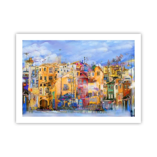 Poster - Wir sind zusammen - 70x50 cm