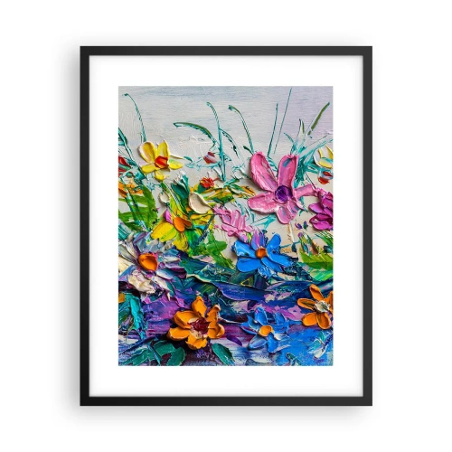 Poster in einem schwarzem Rahmen - Überhaupt kein Stillleben - 40x50 cm