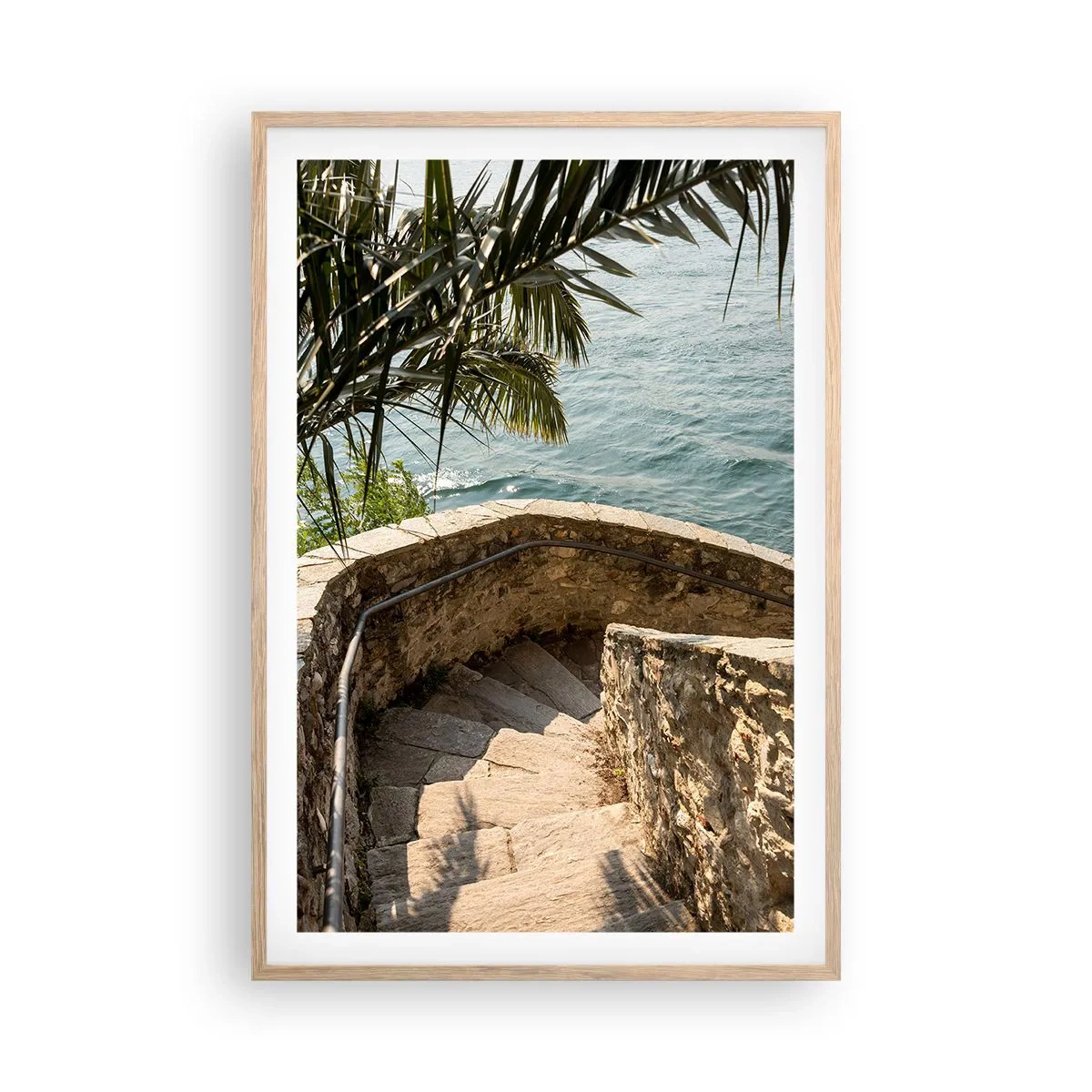 Poster in einem Rahmen aus heller Eiche - Unter der Sonne Italiens - 61x91 cm