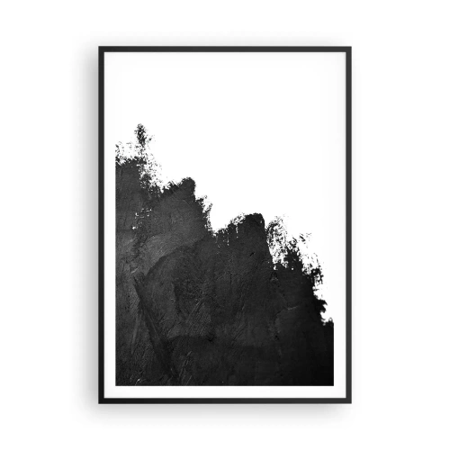 Poster in einem schwarzem Rahmen - Elemente: Erde - 70x100 cm